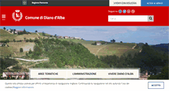 Desktop Screenshot of dianoalba.gov.it